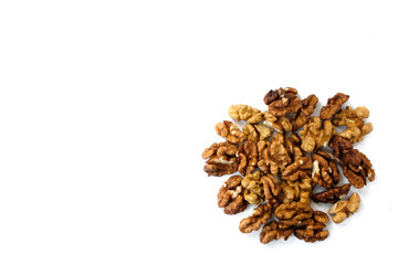 walnut isolate. empty space elements for design