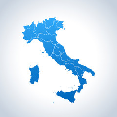 map of Italy