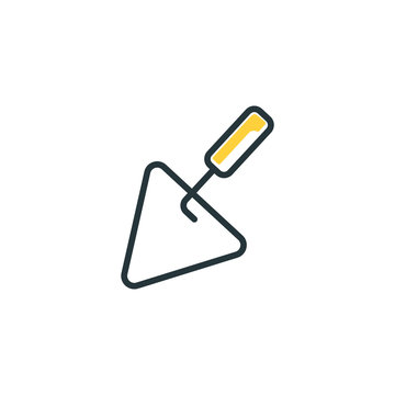 Isolated construction trovel icon fill vector design