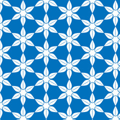 Fototapeta premium Pattern design on blue background