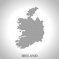 Fototapeta na wymiar map of Ireland