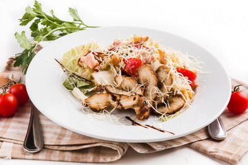 beautiful restaurant dish of Azerbaijan cuisine