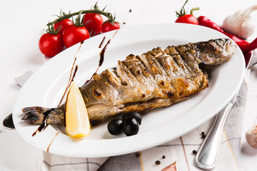 grilled fresh fish