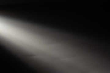 Flash light hitting the scene