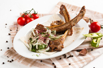 grilled fresh piece of meat