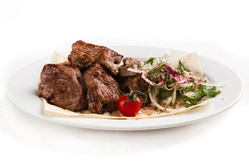 grilled fresh piece of meat