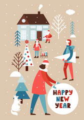 Horoscope Astrology seamless boho mystic vector illustration