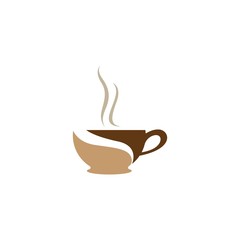 Coffee cup  logo template vector icon