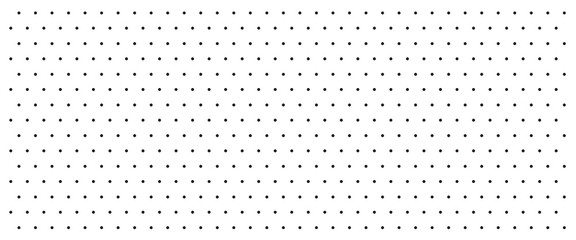 Background with monochrome dotted texture. Polka dot pattern template - obrazy, fototapety, plakaty
