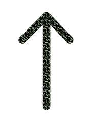 Obraz premium Teiwaz. Ancient Scandinavian runes Futhark. Used in magical scripts, amulets, fortune telling. Scandinavian and Germanic writing.