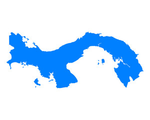 Karte von Panama