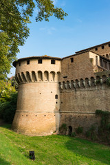 Fototapeta na wymiar Castle Rocca di Ravaldino in Forli, Italy