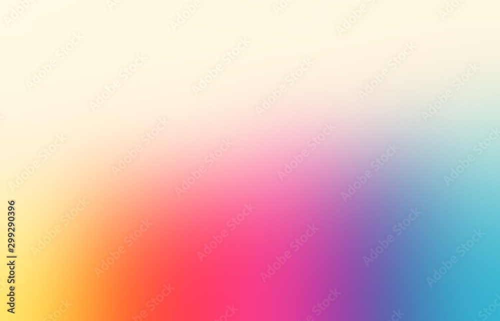 Wall mural spectrum blurred texture. rainbow empty background. colored simple defocused abstract illustration. 
