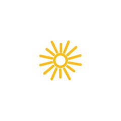 sun ilustration logo