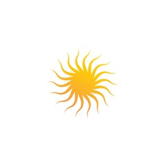 sun ilustration logo