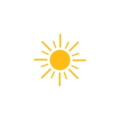 sun ilustration logo