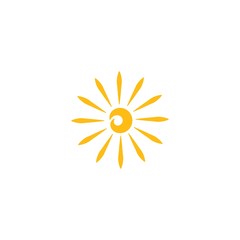 sun ilustration logo
