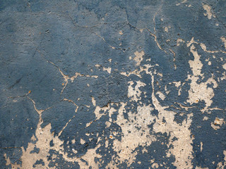 Aged background and texture. The wall of the old building. Cement and old paint.