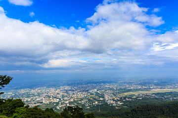 Panorama top view of North, Thailand
