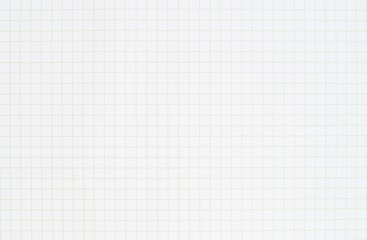 blank striped notebook white paper line pattern. grid paper for graph design process of working