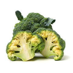 Broccoli vegetable on white background	