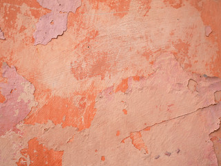Aged background and texture. The wall of the old building. Cement and old paint.