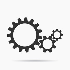 Gear Icon Logo Template Illustration Design. Vector EPS 10.