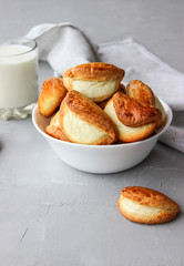 Juicy ruddy with cottage cheese