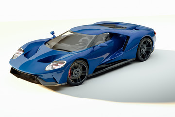 3d render of beautiful exotic super car