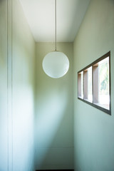Light sphere on the stairs room.