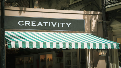 Street Sign to Creativity