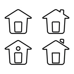 House icon set , icon vector design