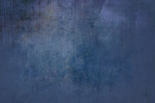 Purple-blue grungy backdrop or texture
