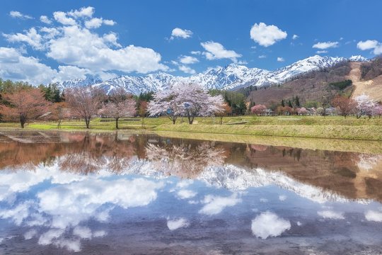 長野県・春の白馬村