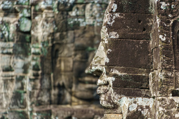 sculptures in Angkor Thom