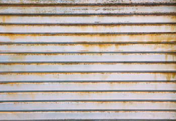 Textured iron striped background with rust streaks