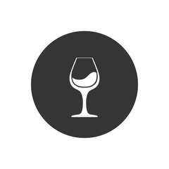 Wine icon symbol logo template. Vector