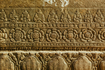 Angkor Wat Temple in Cambodia near Siem Reap city in Asia