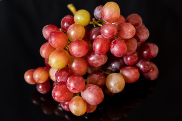bunch of red grapes