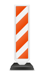 road barriers to restrict traffic transport stock vector illustration