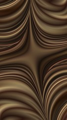 Artfully 3D rendering fractal, fanciful abstract illustration and colorful designed pattern