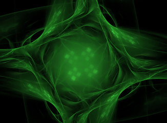 Image of a colorful and mysterious fractal