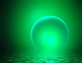 Image of a colorful and mysterious fractal