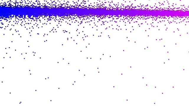 Interesting Noisy Low-Poly Retro Noise Fill Pattern Animation