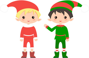 Cute and funny Christmas elf