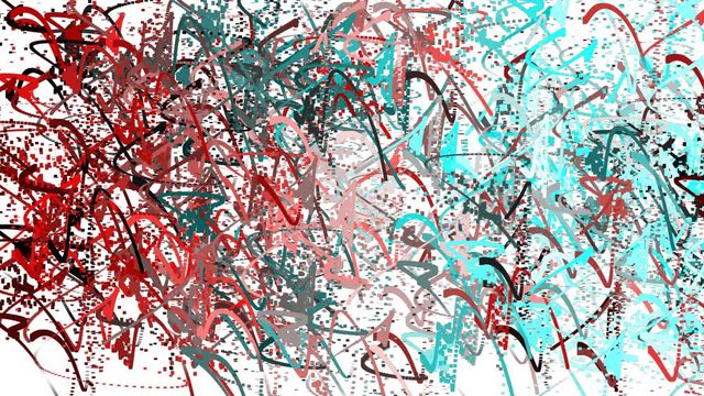 Abstract Noisy Jackson Pollock Effect Paint Fill Animation