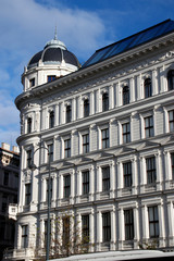 Classic architecture in the city of Vienna