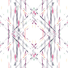 Batik, Hand Drawn. Paint Texture Seamless 