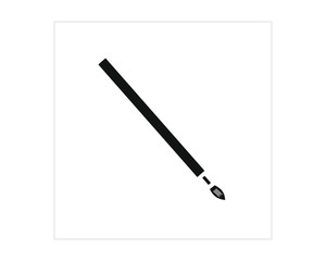 brush icon simple icon vector