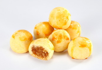 Naklejka na ściany i meble Pineapple tarts or nanas tart are small, bite-size pastries filled or topped with pineapple jam